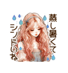 頑張るオトナ女子の日常⑤夏❁⃘*（個別スタンプ：18）