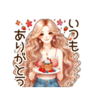 頑張るオトナ女子の日常⑤夏❁⃘*（個別スタンプ：22）