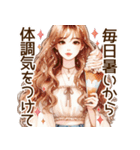 頑張るオトナ女子の日常⑤夏❁⃘*（個別スタンプ：24）
