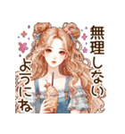 頑張るオトナ女子の日常⑤夏❁⃘*（個別スタンプ：27）