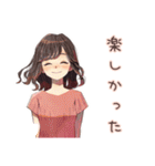 ちょうどいい女性★夏のお誘い（個別スタンプ：40）