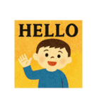 無難なスタンプ(英語)（個別スタンプ：3）