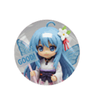 蝶の羽みなみちゃんカプセルトイ（個別スタンプ：2）