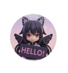 蝶の羽みなみちゃんカプセルトイ（個別スタンプ：8）