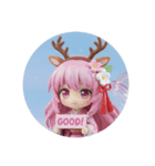 しかしか精霊ちゃんカプセルトイ（個別スタンプ：5）
