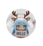 しかしか精霊ちゃんカプセルトイ（個別スタンプ：8）