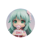赤ちゃんみなみちゃんカプセルトイ(丸型)（個別スタンプ：1）