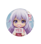 赤ちゃんみなみちゃんカプセルトイ(丸型)（個別スタンプ：4）