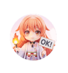 炎の精霊ちゃんカプセルトイ（個別スタンプ：7）