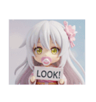赤ちゃんみなみちゃんカプセルトイ(四角型)（個別スタンプ：5）