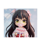 赤ちゃんみなみちゃんカプセルトイ(四角型)（個別スタンプ：6）