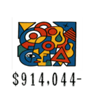 いちまい 3 億円 みたいなノリの絵（個別スタンプ：5）