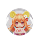 黄色いねずみみ精霊ちゃんカプセルトイ（個別スタンプ：5）
