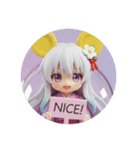黄色いねずみみ精霊ちゃんカプセルトイ（個別スタンプ：7）