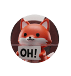 アカギツネカプセルトイ（個別スタンプ：7）
