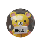 黄色のネズミカプセルトイ（個別スタンプ：5）