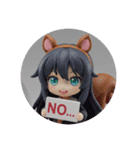 リス耳精霊みなみちゃんカプセルトイ（個別スタンプ：4）