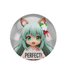 リス耳精霊みなみちゃんカプセルトイ（個別スタンプ：7）