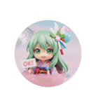 風船精霊ちゃんカプセルトイ(丸型)（個別スタンプ：4）