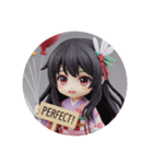 風船精霊ちゃんカプセルトイ(丸型)（個別スタンプ：6）