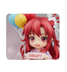 風船精霊ちゃんカプセルトイ(四角型)（個別スタンプ：4）