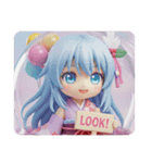 風船精霊ちゃんカプセルトイ(四角型)（個別スタンプ：5）