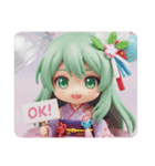 風船精霊ちゃんカプセルトイ(四角型)（個別スタンプ：6）