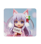 きつねみみ精霊カプセルトイ(四角型)（個別スタンプ：6）