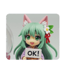 きつねみみ精霊カプセルトイ(四角型)（個別スタンプ：7）