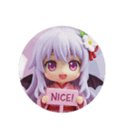 コウモリみなみちゃんカプセルトイ(丸型)（個別スタンプ：3）