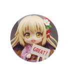 コウモリみなみちゃんカプセルトイ(丸型)（個別スタンプ：7）