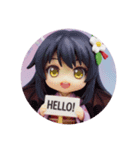 コウモリみなみちゃんカプセルトイ(丸型)（個別スタンプ：8）