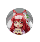 きつねみみ精霊カプセルトイ(丸型)（個別スタンプ：8）