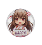 ヘッドホン精霊ちゃんカプセルトイ（個別スタンプ：5）