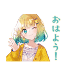 勉強サボり★使いやすい女の子（個別スタンプ：2）