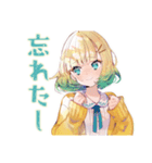 勉強サボり★使いやすい女の子（個別スタンプ：11）