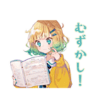 勉強サボり★使いやすい女の子（個別スタンプ：14）