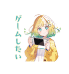 勉強サボり★使いやすい女の子（個別スタンプ：17）