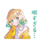 勉強サボり★使いやすい女の子（個別スタンプ：18）