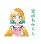勉強サボり★使いやすい女の子（個別スタンプ：28）