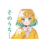 勉強サボり★使いやすい女の子（個別スタンプ：34）