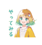 勉強サボり★使いやすい女の子（個別スタンプ：36）