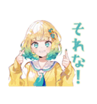 勉強サボり★使いやすい女の子（個別スタンプ：39）