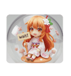 きのこの上の精霊カプセルトイ(四角型)（個別スタンプ：8）