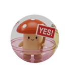 きのこカプセルトイ（個別スタンプ：7）