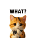 おすまし猫のひとことスタンプ（個別スタンプ：5）