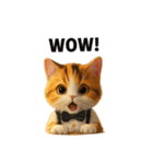 おすまし猫のひとことスタンプ（個別スタンプ：7）