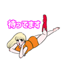おかももこのレトロスタンプ5 ～お酒編～（個別スタンプ：2）