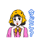 おかももこのレトロスタンプ5 ～お酒編～（個別スタンプ：3）