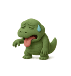 ねんどザウルス(文字なし)（個別スタンプ：1）